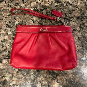 Small coach wristlet